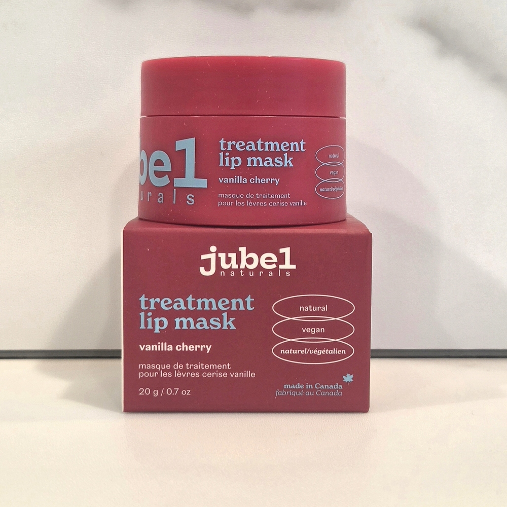 Jubel Naturals Vanilla Cherry Treatment Lip Mask 20g - NEW IN BOX
